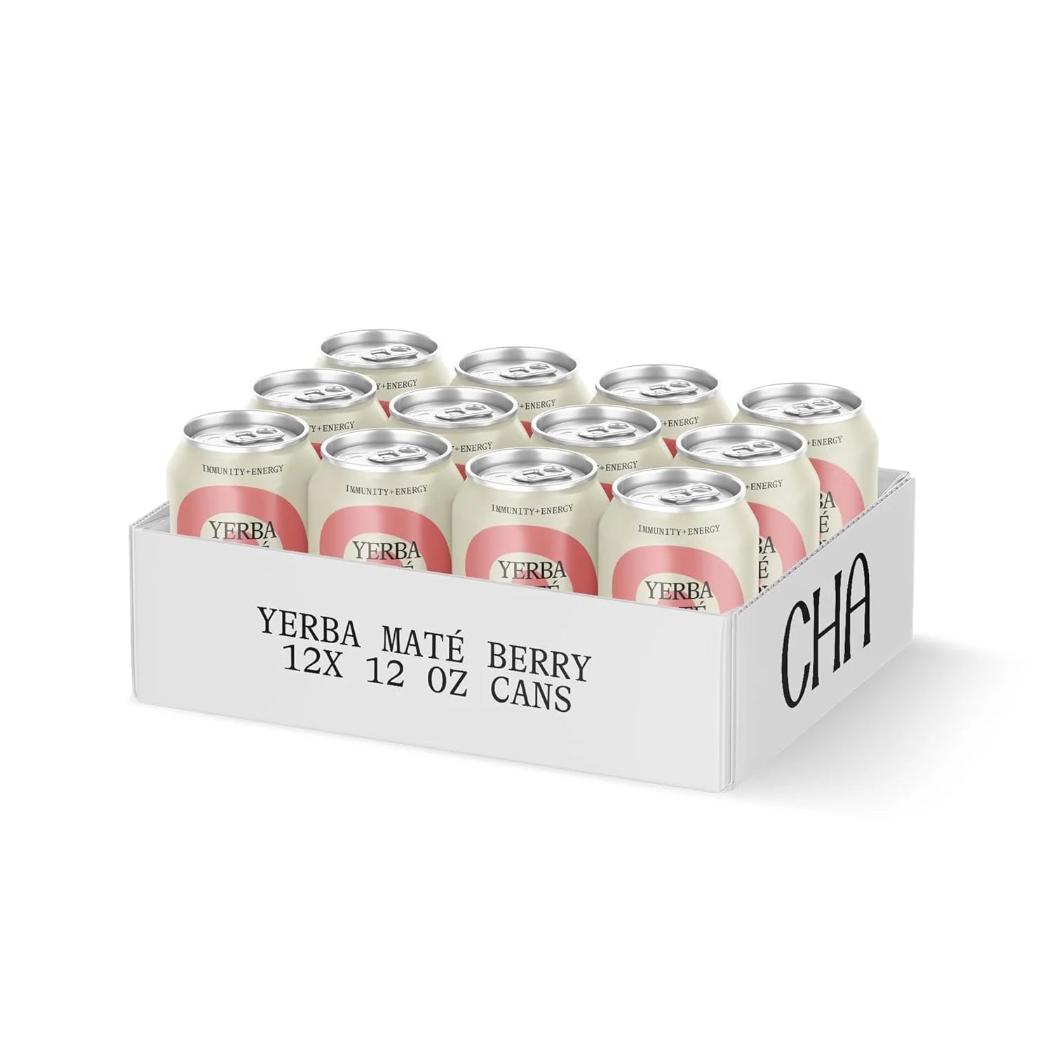 CHA Yerba Mate Berry and Hibiscus Ginger Lime