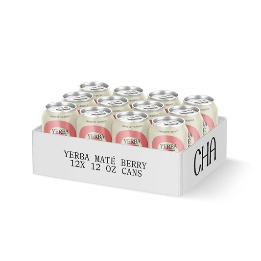 CHA Yerba Mate Berry and Hibiscus Ginger Lime