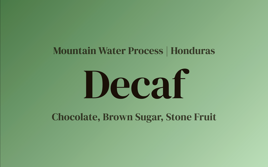 Honduras Mountain Water Processed Decaf